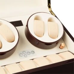 Old Marshall Uhrenbeweger Schaukasten Vitrine 10 Uhren Watch Winder -Einrichtungsgeschäft 10000164 yy 0003 detail Klarstein Uhrenbeweger Vitrine 10 Uhren reedit