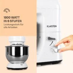 Bella Küchenmaschine 2000 W / 2,7 PS 5 Ltr Edelstahl BPA-frei -Einrichtungsgeschäft 10008233 de 0003 logo