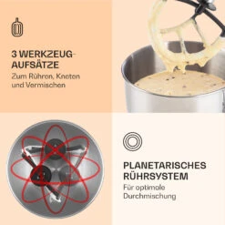 Bella Küchenmaschine 2000 W / 2,7 PS 5 Ltr Edelstahl BPA-frei -Einrichtungsgeschäft 10008233 de 0004 logo