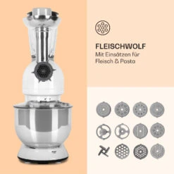 Lucia Küchenmaschine 3-in-1 2000 W / 2,7 PS 5 Ltr Edelstahl BPA-frei 12 Lucia Küchenmaschine 3-in-1 2000 W / 2,7 PS 5 Ltr Edelstahl BPA-frei -Einrichtungsgeschäft 10008236 de 0005 logo