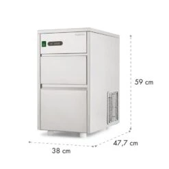 Powericer XL Eiswürfelmaschine Industrie 145W 20 Kg/d 3,5 Kg Behälter -Einrichtungsgeschäft 10013323 yy 0010 logo Klarstein Powericer XL Ice Maker
