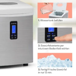 Mr. Silver-Frost Eismaschine 150W Edelstahl Weiß 15kg -Einrichtungsgeschäft 10020110 de 0004 usp