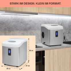 Mr. Silver-Frost Eismaschine 150W Edelstahl Weiß 15kg -Einrichtungsgeschäft 10020110 de 0006 usp