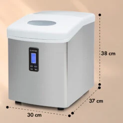 Mr. Silver-Frost Eismaschine 150W Edelstahl Weiß 15kg -Einrichtungsgeschäft 10020110 yy 0011 dimensions