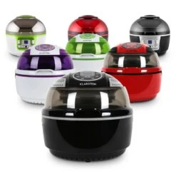 VitAir Heißluftfritteuse Schwarz 1400W Grillen Backen 9 Liter -Einrichtungsgeschäft 10021766 yy 0011 variant