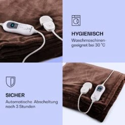 Dr. Watson XL Heizdecke 120W 3 Temperaturstufen 180x130 Cm Bedienteil -Einrichtungsgeschäft 10024005 de 0004 logo