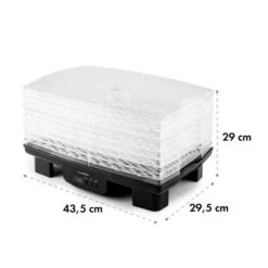 Bananarama Dörrautomat Schwarz 550W Trockner Dehydrator 6 Etagen 16 Bananarama Dörrautomat Schwarz 550W Trockner Dehydrator 6 Etagen -Einrichtungsgeschäft 10027831 yy 0009 detail Klarstein Bananarama Doerrautomat schwarz reedit