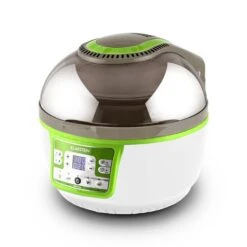 VitAir Turbo Heißluftfritteuse Grün-weiß 1400W Grillen Backen 9l -Einrichtungsgeschäft 10028288 yy 0009 titel 08 Klarstein VitAir Heissluftfritteuse gruen weiss