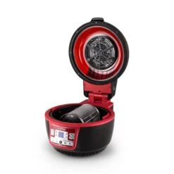 VitAir Turbo Heißluftfritteuse Rot-schwarz 1400W Grillen Backen 9l -Einrichtungsgeschäft 10028289 yy 0007 titel Klarstein VitAir Heissluftfritteuse
