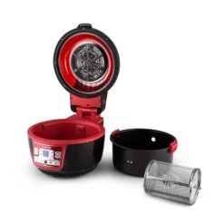 VitAir Turbo Heißluftfritteuse Rot-schwarz 1400W Grillen Backen 9l -Einrichtungsgeschäft 10028289 yy 0008 titel Klarstein VitAir Heissluftfritteuse