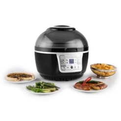 VitAir Turbo Heißluftfritteuse Grau-schwarz 1400W Grillen Backen 9l 13 VitAir Turbo Heißluftfritteuse Grau-schwarz 1400W Grillen Backen 9l -Einrichtungsgeschäft 10028290 yy 0003 ambient klarstein vitair heissluft frieteuse
