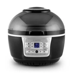 VitAir Turbo Heißluftfritteuse Grau-schwarz 1400W Grillen Backen 9l 15 VitAir Turbo Heißluftfritteuse Grau-schwarz 1400W Grillen Backen 9l -Einrichtungsgeschäft 10028290 yy 0005 titel Klarstein VitAir Heissluftfritteuse