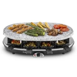 Steaklette Raclettegrill 1500 W Granit-Natursteinplatte 8 Personen -Einrichtungsgeschäft 10028449 yy 0003 titel Klarstein Steaklette Raclette Natursteingrill