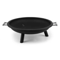 Trino Feuerschale Feuerkorb Terrassenofen Ø 80 Cm Stahl Schwarz -Einrichtungsgeschäft 10028489 yy 0003 front 03 Blumfeldt Trino Feuerschale