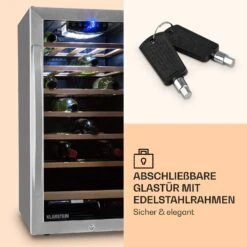 Vinamour 26 Uno Weinkühlschrank 26 Flaschen 88 Liter Edelstahl LED -Einrichtungsgeschäft 10028491 de 0004 logo