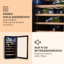 Vinamour 26 Uno Weinkühlschrank 26 Flaschen 88 Liter Edelstahl LED -Einrichtungsgeschäft 10028491 de 0005 logo