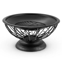 Tulip Feuerschale Ø75cmGrill Feuerstelle Funkenschutz Stahl Brüniert 13 Tulip Feuerschale Ø75cmGrill Feuerstelle Funkenschutz Stahl Brüniert -Einrichtungsgeschäft 10028582 yy 0005 detail 05 Blumfeldt Tulip Feuerschale 75cm Grill