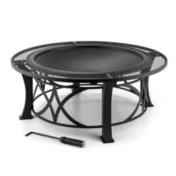 Ronda Feuerschale Ø95cm Grill Feuerstelle Funkenschutz Stahl Brüniert 13 Ronda Feuerschale Ø95cm Grill Feuerstelle Funkenschutz Stahl Brüniert -Einrichtungsgeschäft 10028583 yy 0007 titel 07 Blumfeldt Ronda Feuerschale 95cm Grill