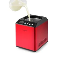 Vanilla Sky Eiscreme-Maschine Kompressor 2l 180W Edelstahl Rot -Einrichtungsgeschäft 10028874 yy 0008 ambient Klarstein Vanilla Sky Eismaschine