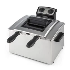 QuickPro XXL 3000 Fritteuse 5l 1,5kg 3000W Timer Edelstahl -Einrichtungsgeschäft 10029073 yy 0008 titel Klarstein QuickPro XXL 3000 Fritteuse