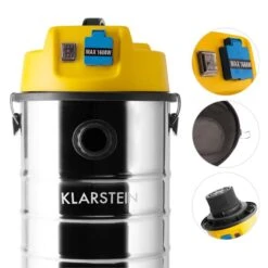 Reinraum Nass-Trocken-Sauger Industriesauger 1800W 30l Steckdose -Einrichtungsgeschäft 10029113 yy 0002 detail Klarstein Reinraum Nass Trocker Sauger reedit