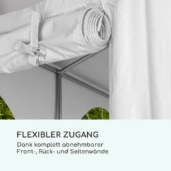 Sommerfest 3x6m 500 G/m² Partyzelt Festzelt PVC Wasserdicht Feuerfest -Einrichtungsgeschäft 10029432 de 0007 logo