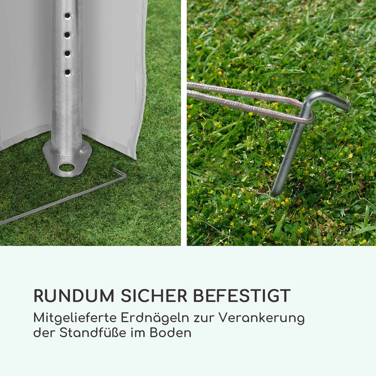 Sommerfest 4x8m 500 G/m² Partyzelt Festzelt PVC Wasserdicht Feuerfest 9 Sommerfest 4x8m 500 G/m² Partyzelt Festzelt PVC Wasserdicht Feuerfest – Bild 9