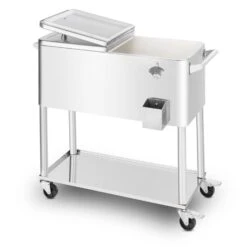 Springbreak 2000 Getränkewagen Terrassenkühlwagen 80l Edelstahl -Einrichtungsgeschäft 10029647 yy 0004 logo