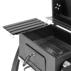 Bigfoot Holzkohlegrill Smoker BBQ-Grill 55 X 40 Cm Stahl Schwarz -Einrichtungsgeschäft 10029763 yy 0007 detail Klarstein Bigfoot BBQ Grill Smoker