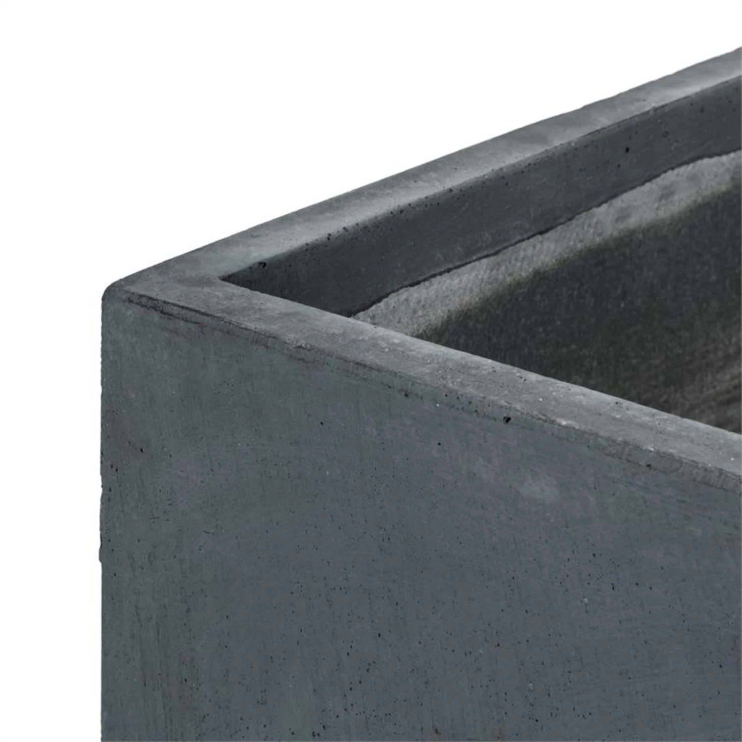 Solidflor Pflanzkübel Pflanzgefäß 79,5x38x38 Cm Fiberton Anthrazit 3 Solidflor Pflanzkübel Pflanzgefäß 79,5x38x38 Cm Fiberton Anthrazit – Bild 3