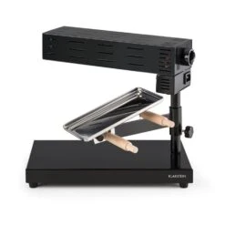 Appenzell 2G Traditioneller Raclette Grill 600 W Standgerät Schwarz -Einrichtungsgeschäft 10030306 yy 0006 front Klarstein Appenzell 2G Raclette reedit