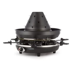 Taste Volcano Tartarengrill Raclettegrill 1500 W 6 Personen Schwarz -Einrichtungsgeschäft 10030307 yy 0007 front Klarstein Tataren Grill Raclette Grill