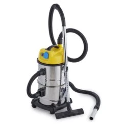 Reinraum 3-in-1 Nass-/Trockensauger Aschesauger 1800W 30l Edelstahl -Einrichtungsgeschäft 10030310 yy 0005 front Klarstein vacuum cleaner 30L