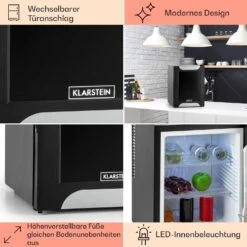 Happy Hour 33 Minibar 33L 5-15°C EEK G 25dB LED-Licht -Einrichtungsgeschäft 10030510 DE 0005 usp