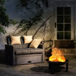 Mithras Feuerschale Ø75cm Funkenschutz Ø60cm Grillrost Gusseisen Stahl 9 Mithras Feuerschale Ø75cm Funkenschutz Ø60cm Grillrost Gusseisen Stahl -Einrichtungsgeschäft 10031450 uk 0003 ambient Blumfeldt Mithras Feuerschale