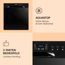 Amazonia 8 Geschirrspülmaschine 1620 Watt 8 Maßgedecke 49 DB Aquastop -Einrichtungsgeschäft 10031525 de 0005 logo