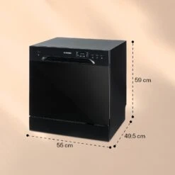 Amazonia 8 Geschirrspülmaschine 1620 Watt 8 Maßgedecke 49 DB Aquastop -Einrichtungsgeschäft 10031525 yy 0006 logo