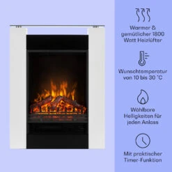  Studio 5 Elektrischer Kamin Heizlüfter 900/1800 W Fernbedienung -Einrichtungsgeschäft 10031572 de 0003 usp