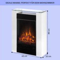  Studio 5 Elektrischer Kamin Heizlüfter 900/1800 W Fernbedienung -Einrichtungsgeschäft 10031572 de 0005 usp