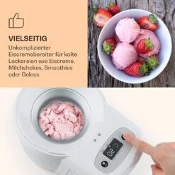Schneeflöckchen Eiscremebereiter Thermoelektrisch 700ml Leise Weiß 10 Schneeflöckchen Eiscremebereiter Thermoelektrisch 700ml Leise Weiß -Einrichtungsgeschäft 10031663 de 0004 logo