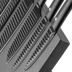 Kissaki Messerset Magnetisch Antihaftversiegelung Wellenform Schwarz -Einrichtungsgeschäft 10031844 yy 0004 logo