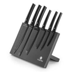 Kissaki Messerset Magnetisch Antihaftversiegelung Wellenform Schwarz -Einrichtungsgeschäft 10031844 yy 0006 logo