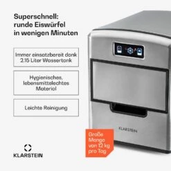 Metropolitan Eiswürfelmaschine 12kg/24h Digitales Display -Einrichtungsgeschäft 10031881 de 0002 usp