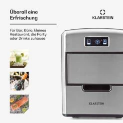 Metropolitan Eiswürfelmaschine 12kg/24h Digitales Display -Einrichtungsgeschäft 10031881 de 0003 usp