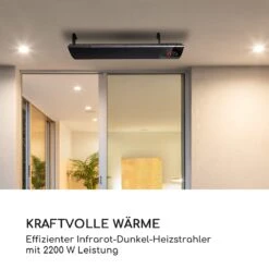 Cosmic Beam Ultra Infrarot-Heizstrahler 2200W IPX4 Fernbedienung -Einrichtungsgeschäft 10031978 de 0003 logo