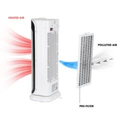 Chaval Heizturm 2.000 W Thermostat Timer Fernbedienung Weiß -Einrichtungsgeschäft 10032004 yy 0004 detail Klarstein Chaval Heizturm weiss