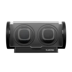 Lugano Uhrenbeweger Kunststoff 2 Uhren 4 Modi Schwarz -Einrichtungsgeschäft 10032007 yy 0003 front Klarstein Lugano Uhrenbeweger schwarz