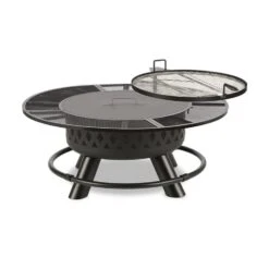 Rosario 3-in-1-Feuerschale Ø120cm | 70cm Grill | Tischplatte Stahl 15 Rosario 3-in-1-Feuerschale Ø120cm | 70cm Grill | Tischplatte Stahl -Einrichtungsgeschäft 10032141 yy 0008 titel Blumfeldt Rosario 3in1 Feuerschale