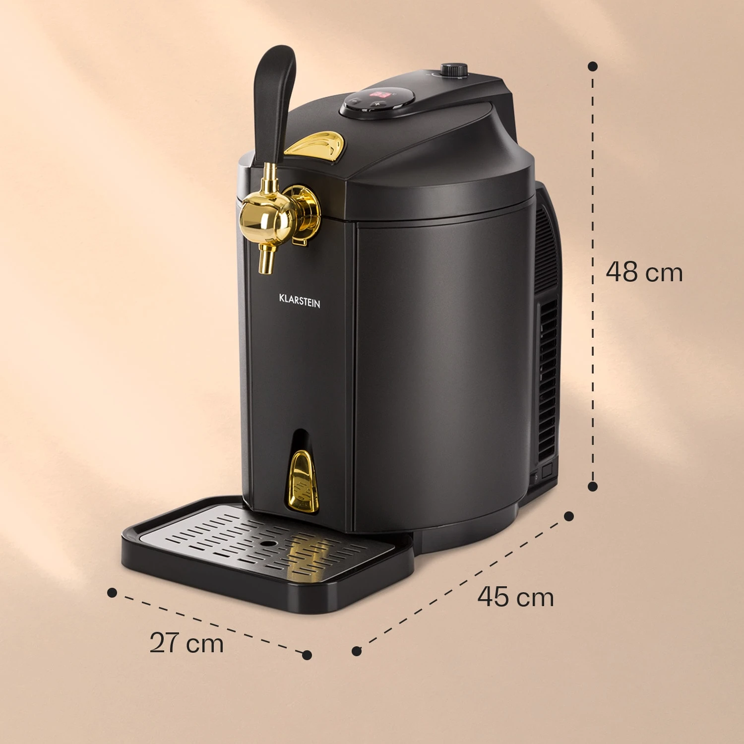 Skal Bierzapfanlage Bierkühler 5l Fässer CO2 Edelstahl Schwarz 7 Skal Bierzapfanlage Bierkühler 5l Fässer CO2 Edelstahl Schwarz – Bild 7