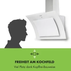 Sabia 90 Dunstabzugshaube 90cm 600m³/h LEDs 3 Leistungsstufen Weiß -Einrichtungsgeschäft 10032294 de 0006 logo